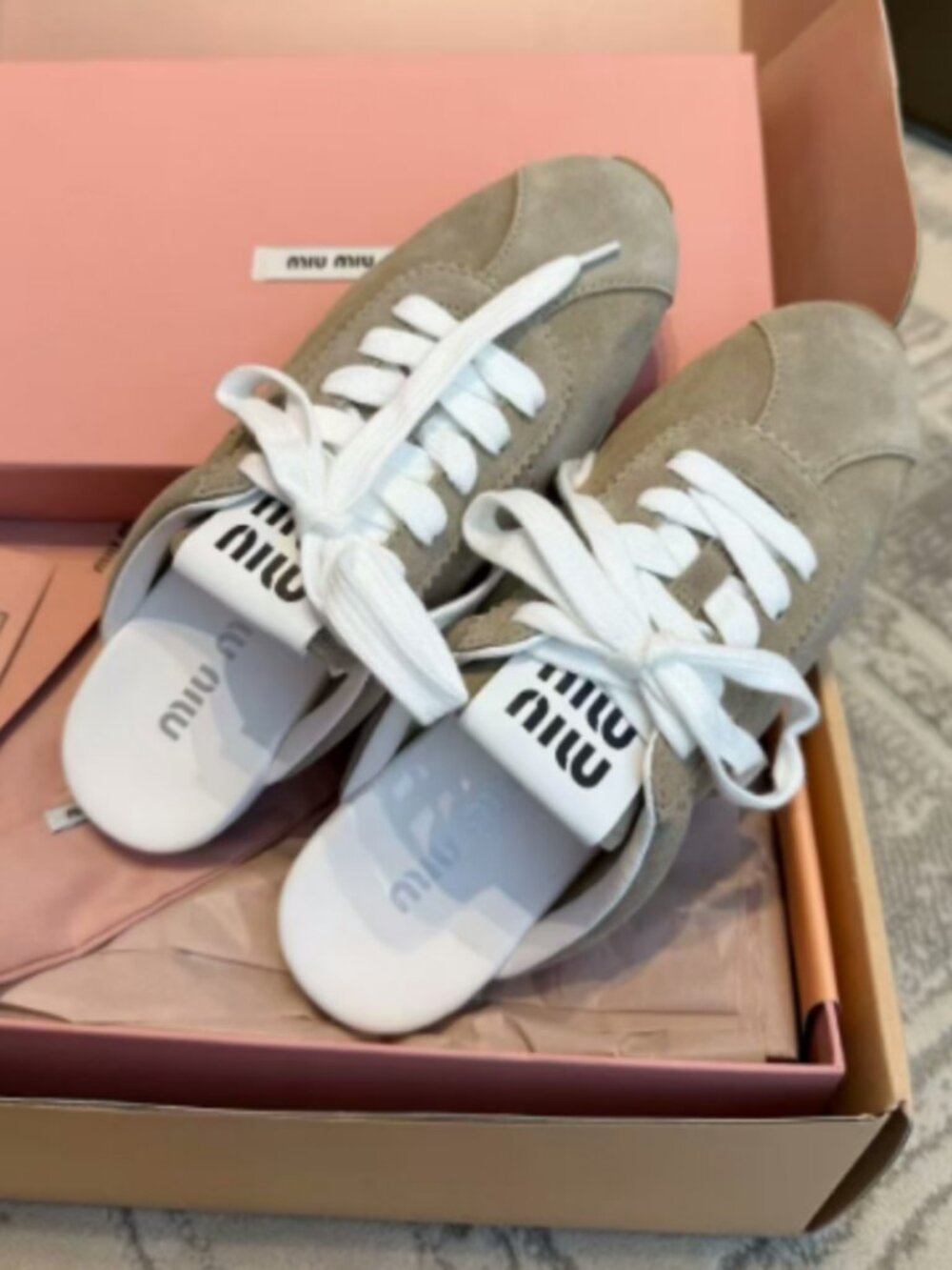 Miu Miu Suede Mule - Picture 2 of 5